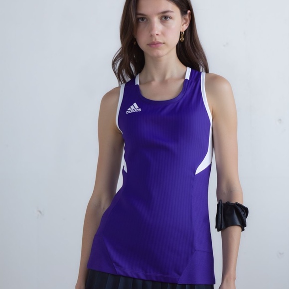 Adidas Aeroready Purple Multi-Sport Tank Top – XS and S – Like New Condition - Picture 1 of 7